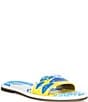 Michael Kors Dana Beach Print Canvas Slide Sandals - Image 1