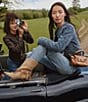 Michael Kors Daniela Fringe Suede Kitten Heel Mid Boots - Image 5