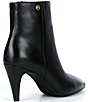 Michael Kors Daniela Heeled Leather Pointed Toe Booties - Image 2