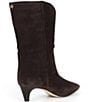 Michael Kors Daniela Suede Kitten Heel Mid Calf Boots - Image 2