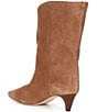 Michael Kors Daniela Suede Kitten Heel Mid Calf Boots - Image 3