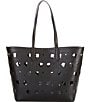 Color:Black - Image 2 - Eliza Large E/W Open Tote Bag