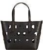 Michael Kors Eliza XS E/W Open Tote Bag, Color:Black - Image 1