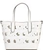 Michael Kors Eliza XS E/W Open Tote Bag, Color:Optic White - Image 2