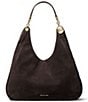 Michael Kors Ellie Large Triple Compartment Suede Shoulder Tote Bag - Image 1