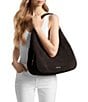 Michael Kors Ellie Large Triple Compartment Suede Shoulder Tote Bag - Image 4