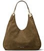 Michael Kors Ellie Large Triple Compartment Suede Slouchy Tote Bag - Image 1