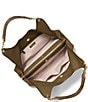 Michael Kors Ellie Large Triple Compartment Suede Slouchy Tote Bag - Image 3