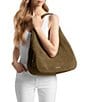Michael Kors Ellie Large Triple Compartment Suede Slouchy Tote Bag - Image 4