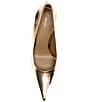 Michael Kors Elyse High Metallic Leather Pointed Toe Pumps - Image 5