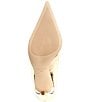 Michael Kors Elyse High Metallic Leather Pointed Toe Pumps - Image 6