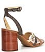 Color:Luggage Multi - Image 2 - Emily Flex Leather Ankle Strap Sandals