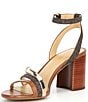 Color:Luggage Multi - Image 4 - Emily Flex Leather Ankle Strap Sandals