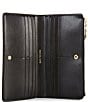 Michael Kors Empire Large Slim Snap Wallet, Color:Black - Image 3