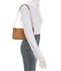Color:Pale Peanut - Image 4 - Empire Medium Chain Pouchette Shoulder Bag