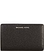 Color:Black - Image 1 - Empire Medium Pebbled Leather Wallet