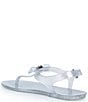 Michael Kors Eva Glitter Jelly Slingback Thong Bow Sandals - Image 3
