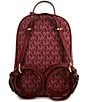 Michael Kors Extra Small Convertible Messenger Backpack, Color:Mulberry - Image 2
