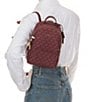 Michael Kors Extra Small Convertible Messenger Backpack, Color:Mulberry - Image 4