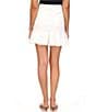 Color:White - Image 2 - MICHAEL Michael Kors Fit and Flare Flounce Hem Denim Skirt