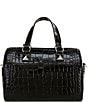 Michael Kors Grayson Medium Duffle Satchel Bag, Color:Black - Image 2