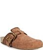 Michael Kors Greer Suede Logo Mules - Image 1