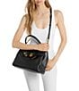 Michael Kors Hamilton Moderne Large Top Handle Flap Satchel Bag - Image 5