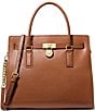 Michael Kors Hamilton Moderne Large Satchel Bag, Color:Luggage - Image 1