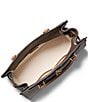 Michael Kors Hamilton Moderne Large Satchel Bag, Color:Brown/Acorn - Image 2