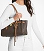 Michael Kors Hamilton Nomad Small East West Shoulder Bag, Color:Brown/Acorn - Image 3