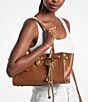 Michael Kors Hamilton Moderne Small East West Utility Shoulder Bag, Color:Luggage - Image 3