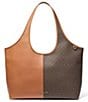 Michael Kors Henly Large Shopper Solid Logo Mix Tote Bag - Image 1