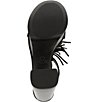 Michael Kors Indra Suede Fringe Ankle Wrap High Heel Platform Sandals - Image 6