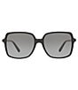 Color:Black - Image 2 - Isle of Palms Square Oversized Sunglasses