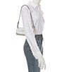 Michael Kors Izzy Metallic Small Barrel Pouchette Bag - Image 4