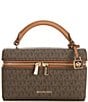 Michael Kors Jana Extra Small Satchel Bag, Color:Brown/Acorn - Image 1