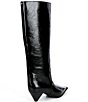 Michael Kors Jayla Leather Kitten Heel Tall Boots - Image 2