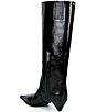 Michael Kors Jayla Leather Kitten Heel Tall Boots - Image 3