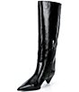 Michael Kors Jayla Leather Kitten Heel Tall Boots - Image 4