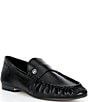 Michael Kors Jennings Leather Ruched Loafers - Image 1