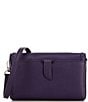 Michael Kors Jet Set Charm Pebbled Embossed Leather Small Phone Crossbody Bag, Color:Iris - Image 2