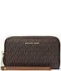 Michael Kors Jet Set Large Flat Multifunction Phone Case Wallet Wristlet - Image 1