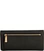 Michael Kors Jet Set Large Saffiano Leather Snap-Front Wallet, Color:Black - Image 2