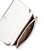 Michael Kors Jet Set Medium Flap Crossbody Bag, Color:Optic White - Image 3