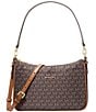 Michael Kors Jet Set Logo Medium Pochette Crossbody Bag, Color:Brown Acorn - Image 1