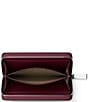 Michael Kors Jet Set Metallic Small Zip Around Card Case, Color:Oxblood - Image 3