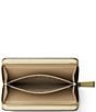 Michael Kors Jet Set Metallic Small Zip Around Card Case, Color:Pale Gold - Image 3