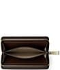 Michael Kors Jet Set Metallic Small Zip Around Card Case, Color:Chocolate - Image 3