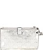 Michael Kors Jet Set MK Facet Logo Embossed Specchio Double Zip Wristlet, Color:Silver - Image 2