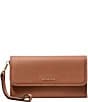 Michael Kors Jet Set Pebbled Leather Medium Flap Double Zip Wristlet - Image 4